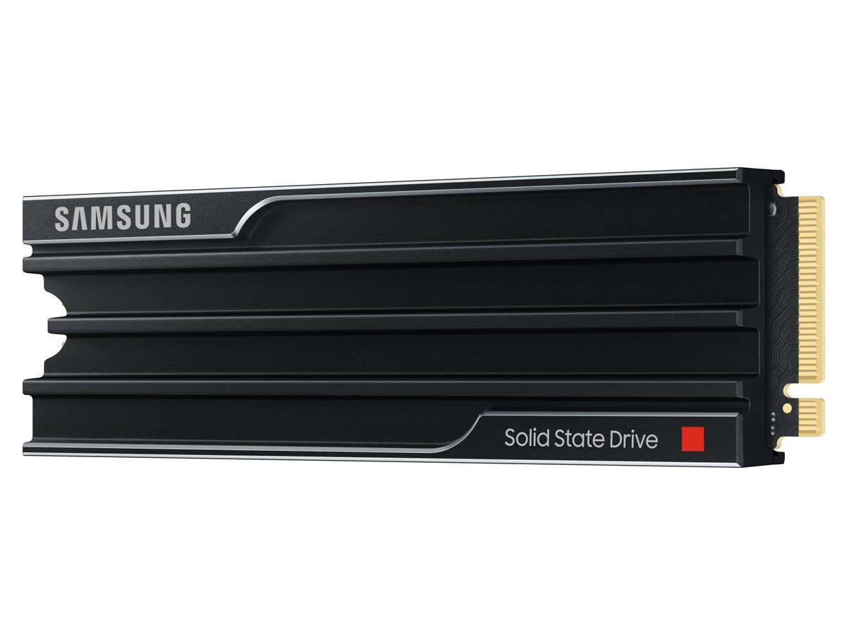 Dysk SSD M.2 Samsung 9100 PRO PCIe Gen5 NVMe - Widok od tyłu pod kątem