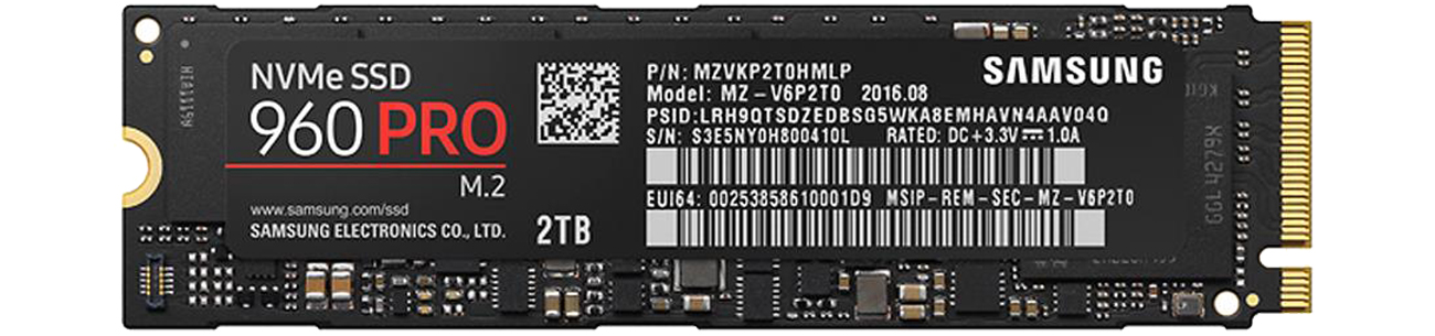 Samsung 960 Pro M.2 2280 2TB