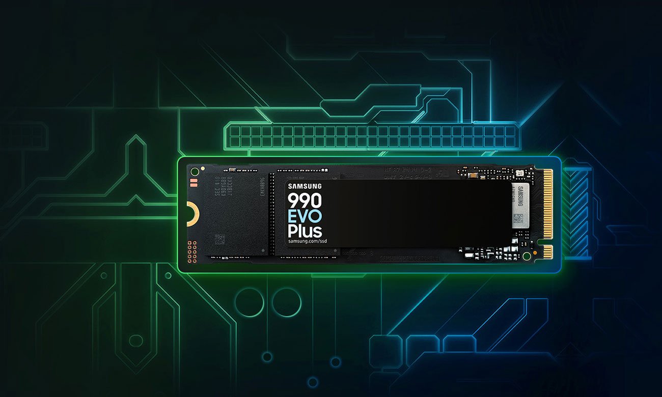 Samsung 1 TB M.2 PCIe Gen5 NVMe 990 EVO PLUS