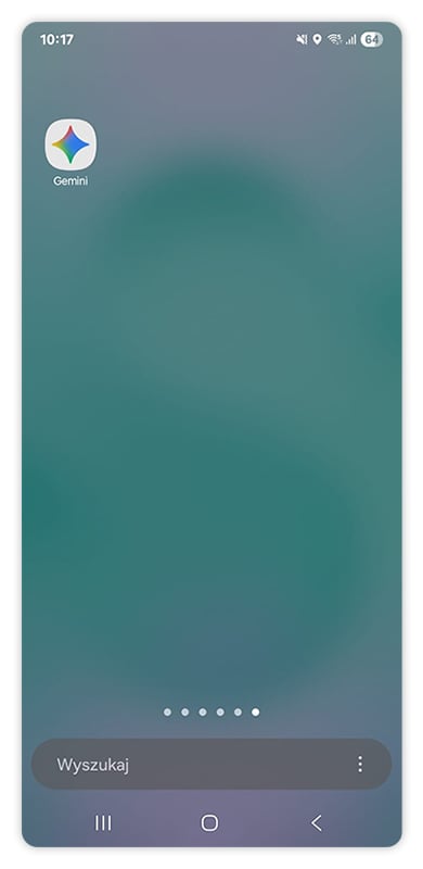 Uruchom aplikację Gemini na smartfonie
