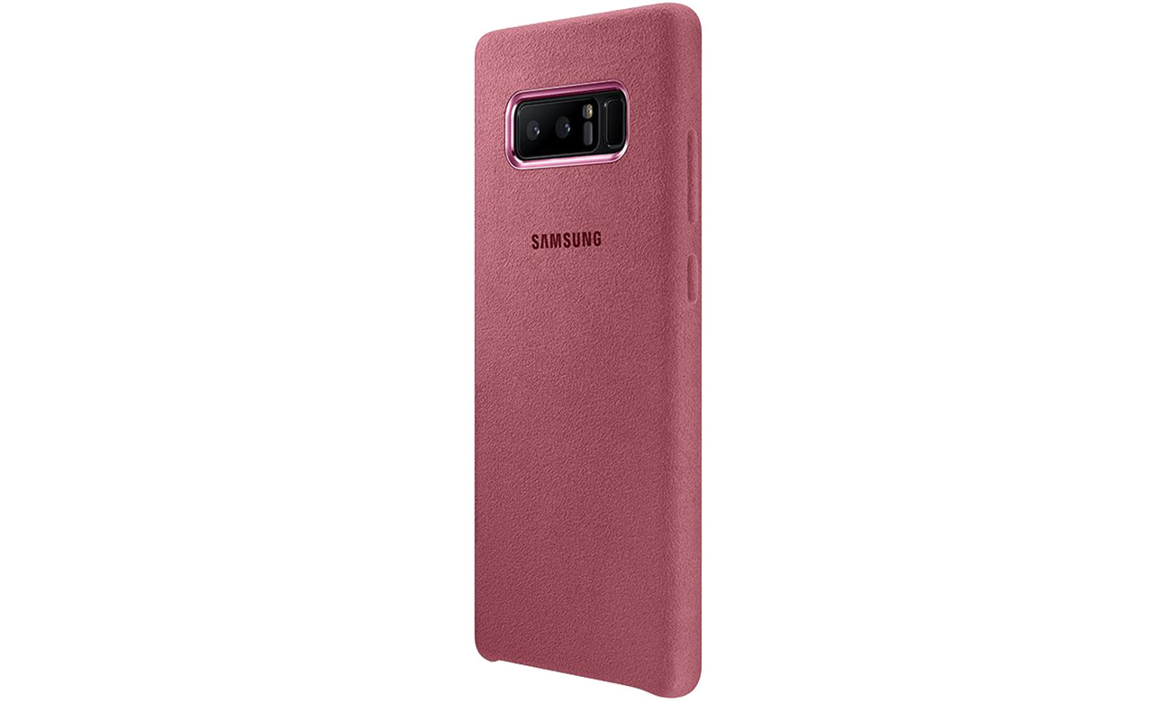 Samsung Alcantara Cover Pink do Galaxy Note 8 Dopasowanie