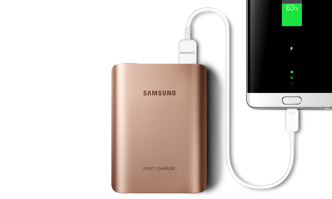 Samsung Battery Pack 10200 mAh ładowanie