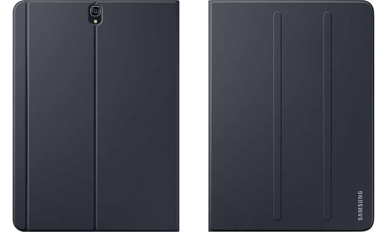 Samsung Book Cover do Samsung Galaxy Tab S3 czarny przód i tył