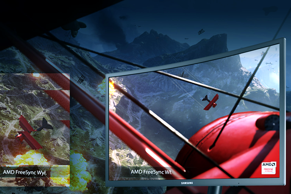 Samsung AMD FreeSync. Doskonale płynny obraz Samsung AMD FreeSync. Doskonale płynny obraz