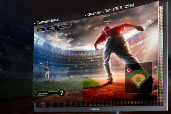 Samsung Technologia Quantum Dot. Niewiarygodnie intensywne kolory Samsung Technologia Quantum Dot. Niewiarygodnie intensywne kolory