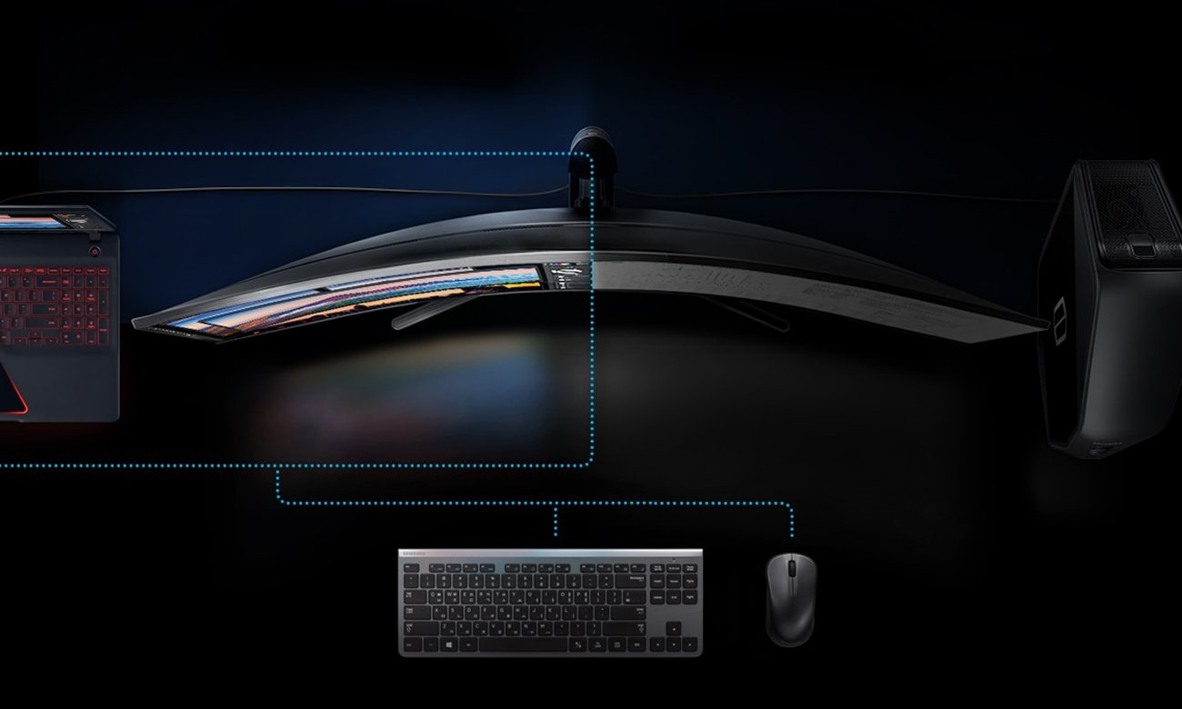 Samsung C43J890DKUX Curved Przełącznik KVM