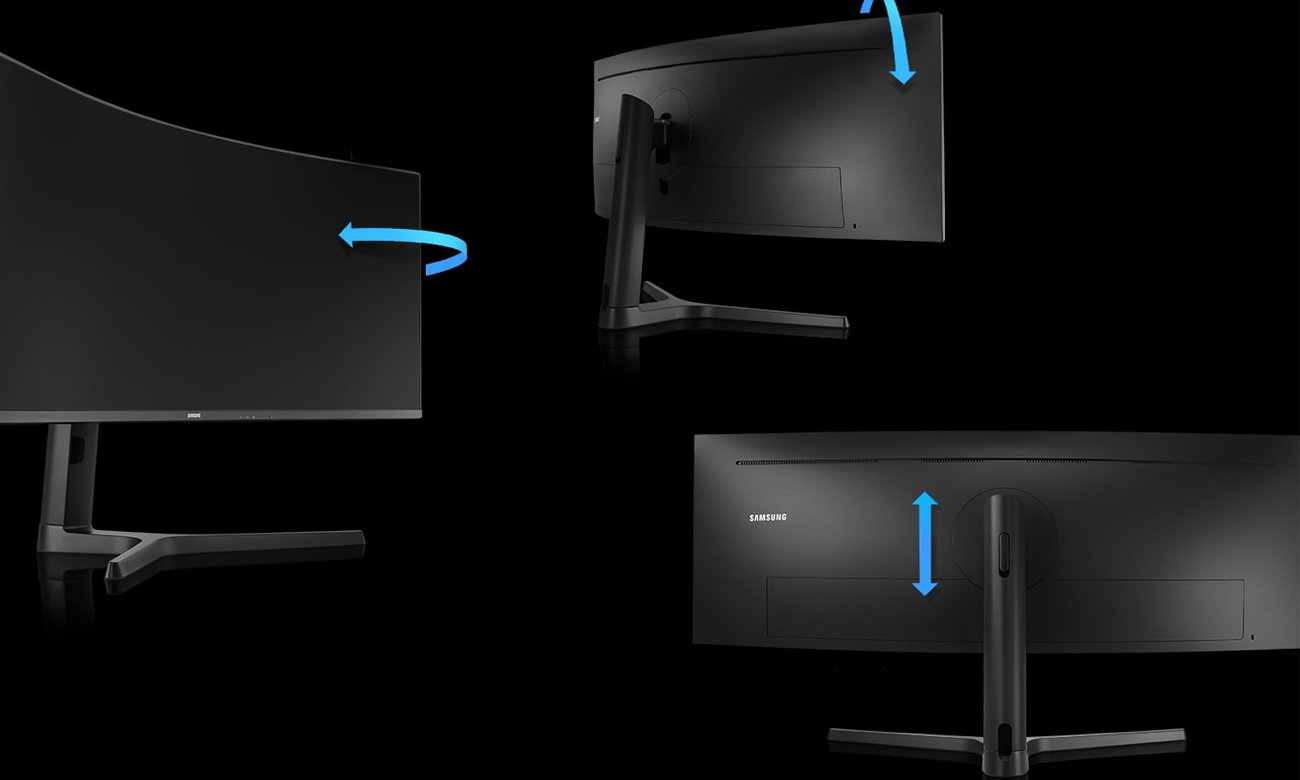 Samsung C43J890DKUX Curved Regulacja
