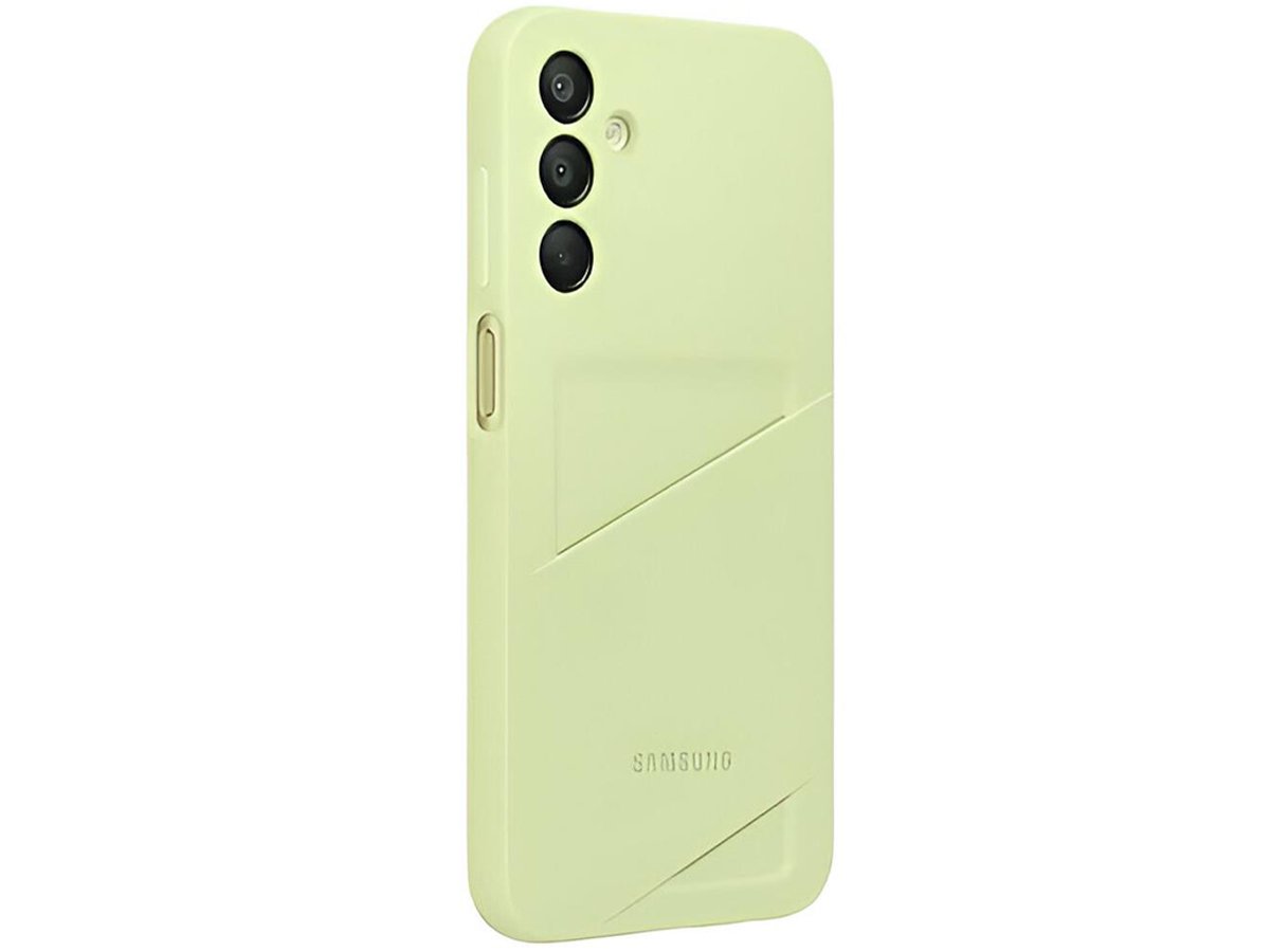 Etui Samsung Card Slot Case do Galaxy A15 Blue Lime
