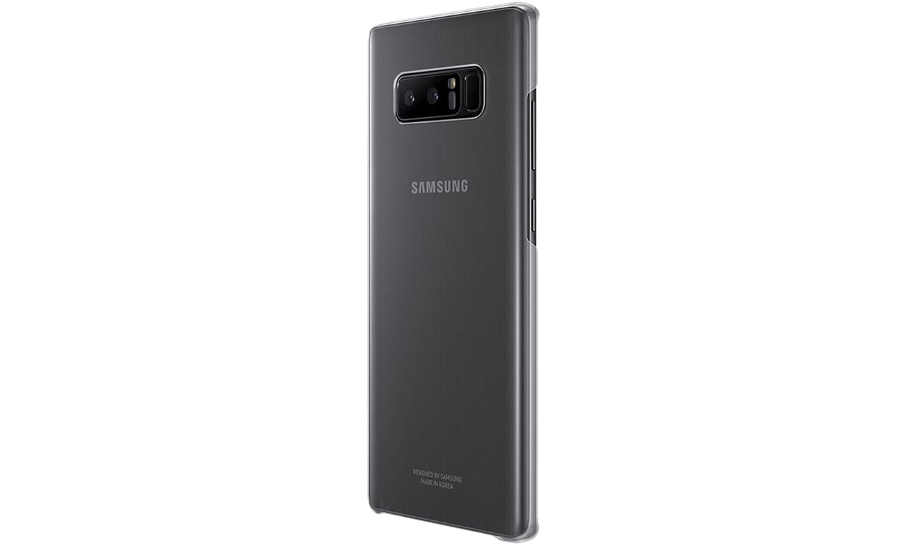 Samsung Clear Cover Black dla Galaxy Note 8 Dopasowanie