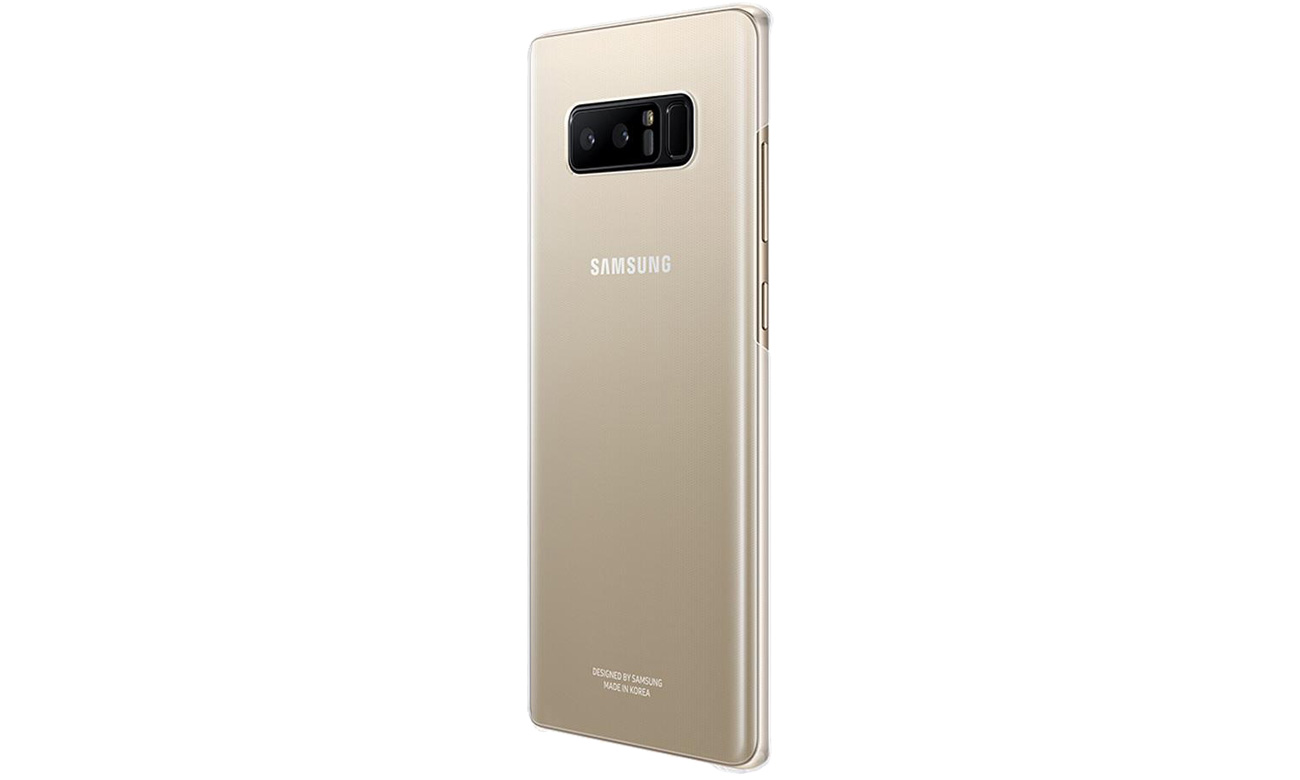 Samsung Clear Cover Transparent dla Galaxy Note 8 Dopasowanie