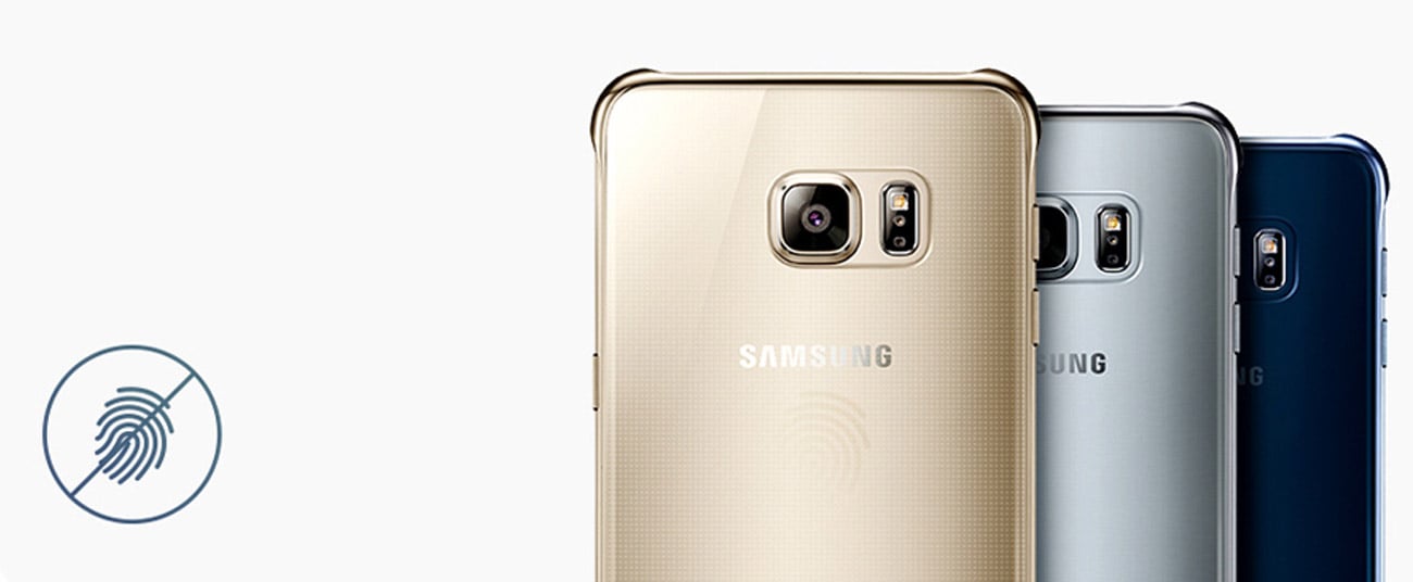 Samsung Clear Cover Galaxy S6 Edge Plus G928 czarne odpornosc