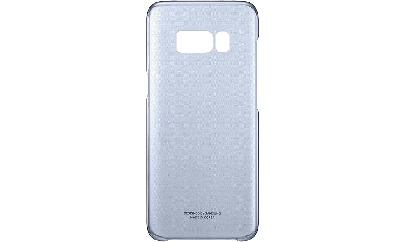 Samsung Clear Cover do Galaxy S8 Niebieskie