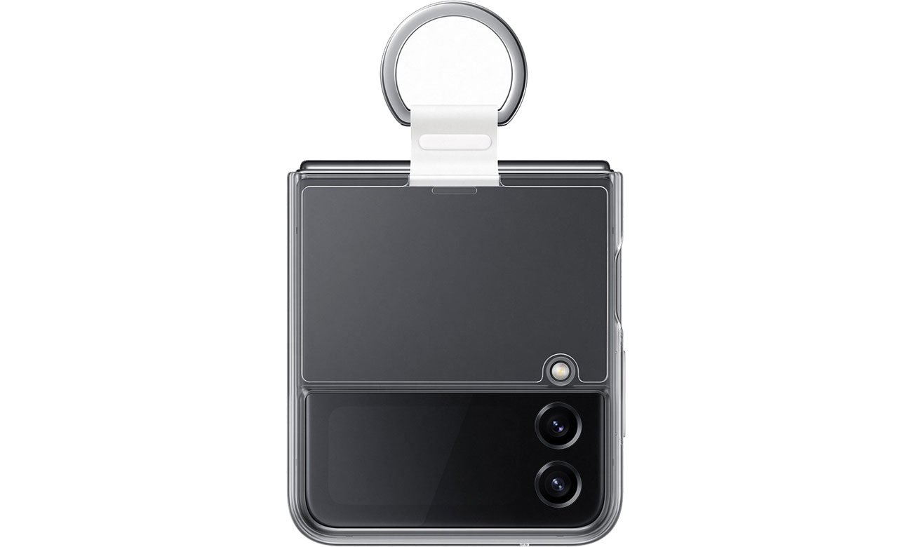 Etui Samsung Clear Cover z pierścieniem do Galaxy Z Flip4 EF-OF721CTEGWW
