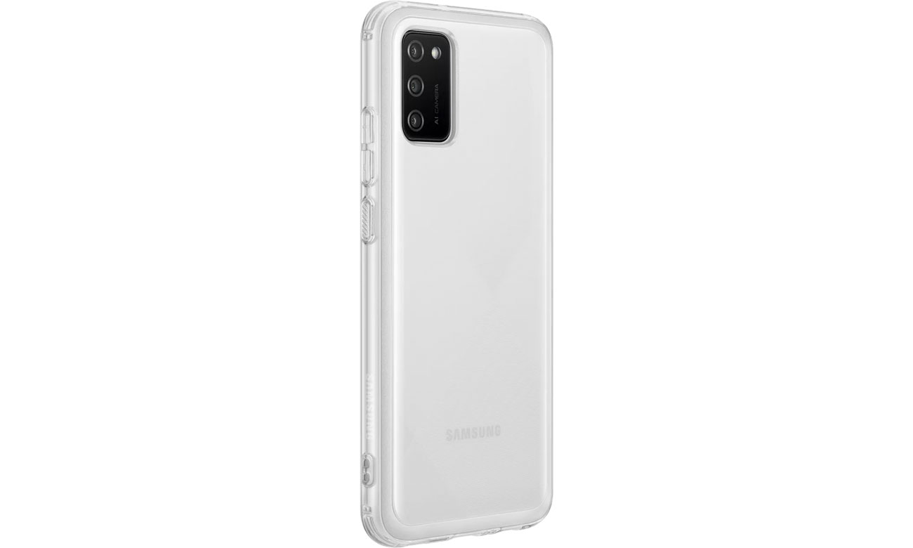 Etui Samsung Clear Cover do Galaxy A02s EF-QA026TTEGEU
