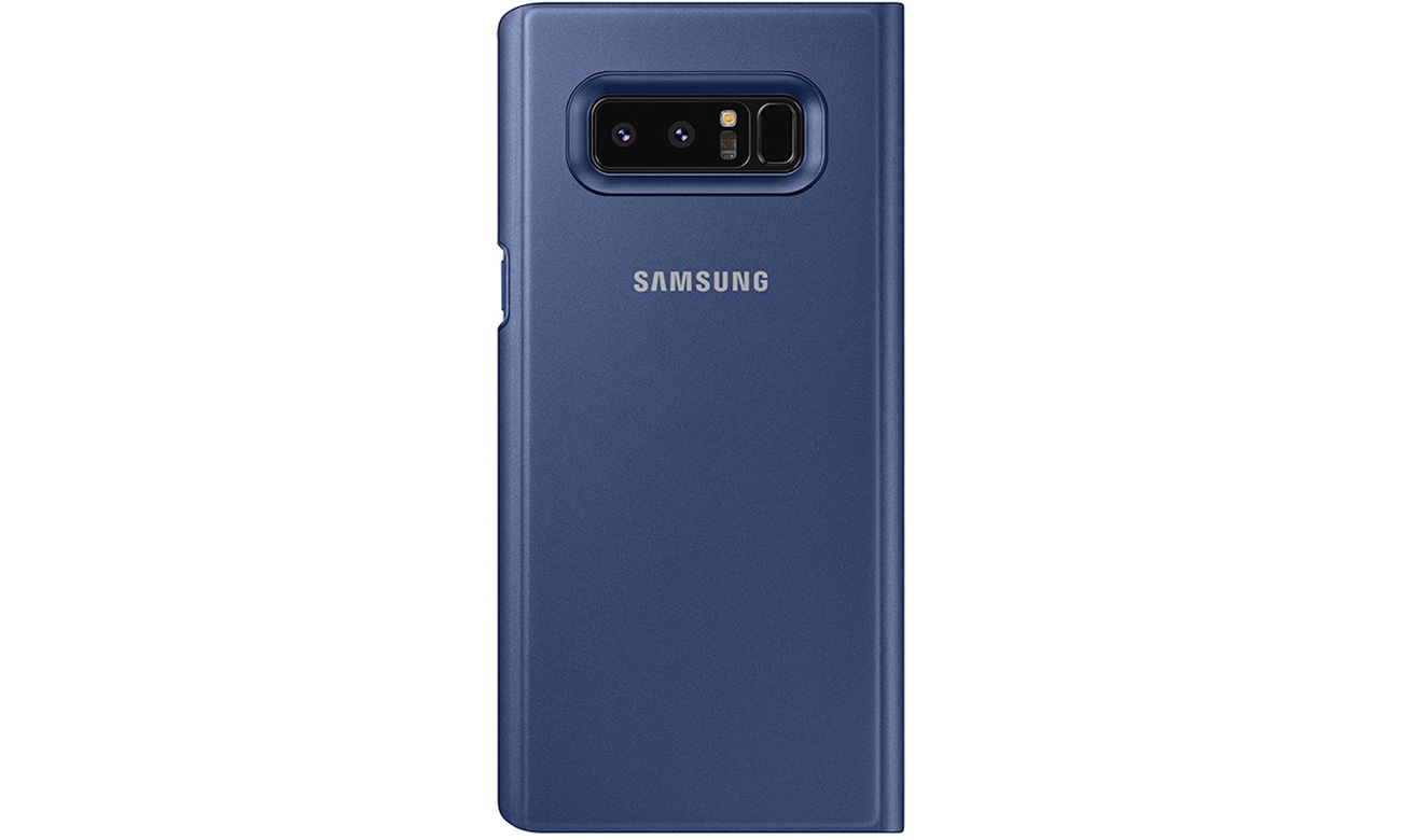 Clear View Standing Cover Deep Blue do Galaxy Note 8 Dopasowanie