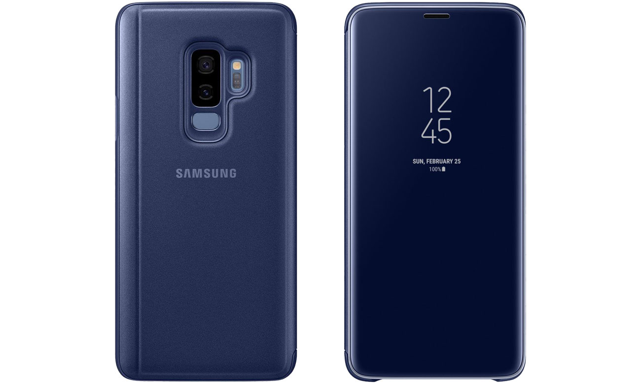 Etui Clear View Standing Cover do Galaxy S9+ Blue EF-ZG965CLEGWW