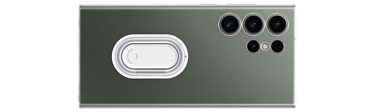 Clear Gadget Case do Galaxy S23 Ultra widok z przodu