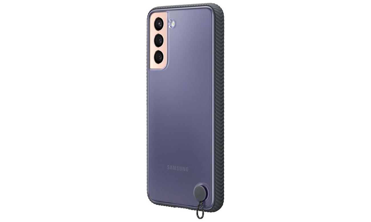 Etui Samsung Clear Protective Cover do Galaxy S21+ Czarne