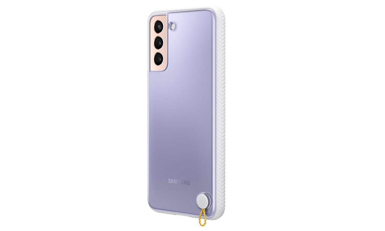Etui Samsung Clear Protective Cover do Galaxy S21+ Białe