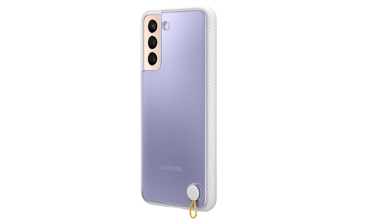 Etui Samsung Clear Protective Cover do Galaxy S21 Białe