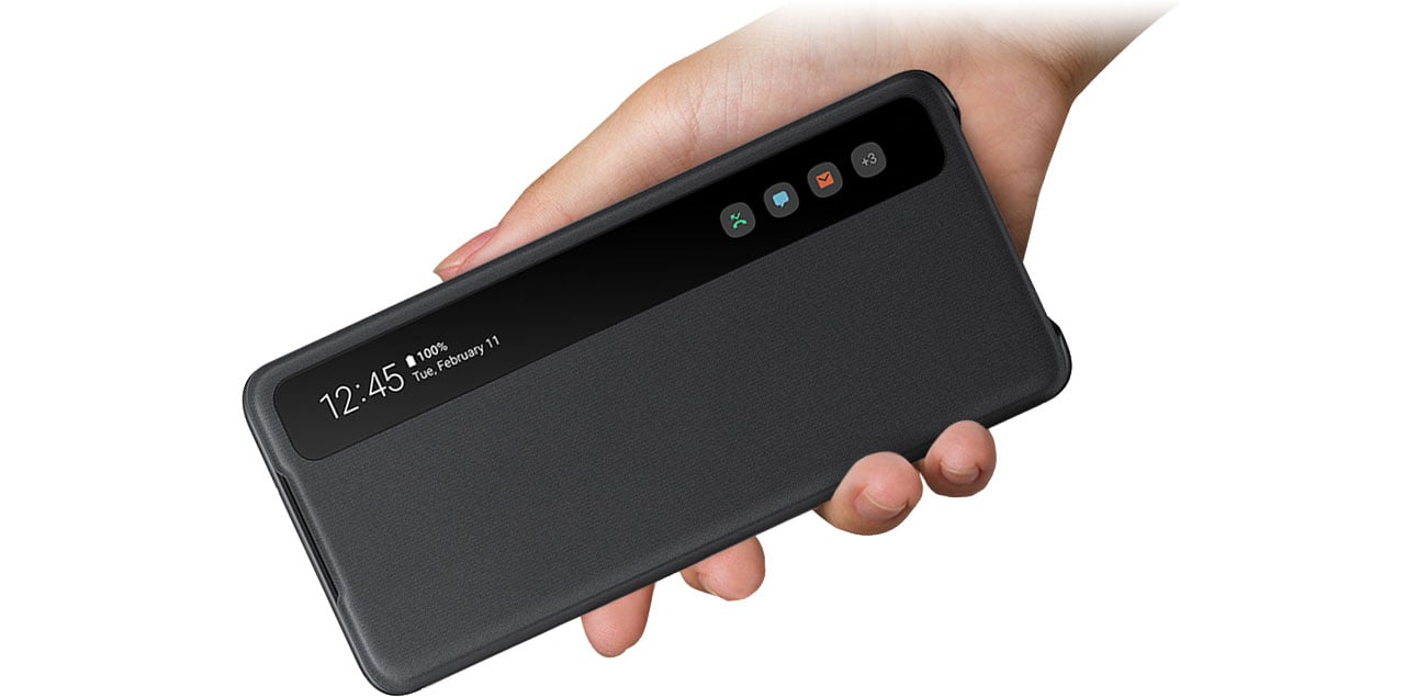 Samsung Clear View Cover do Galaxy S20+