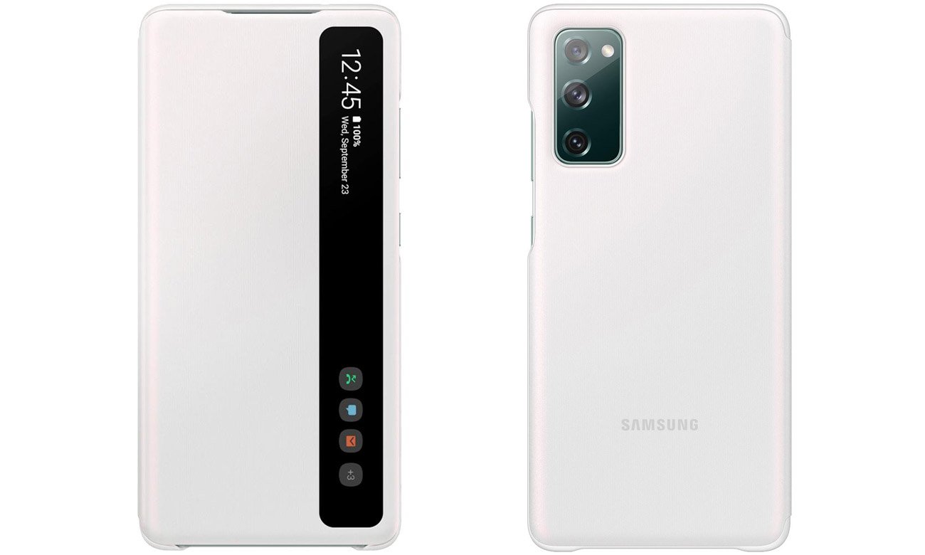 Samsung Smart Clear View Cover do Galaxy S20FE białe - Etui i obudowy ...