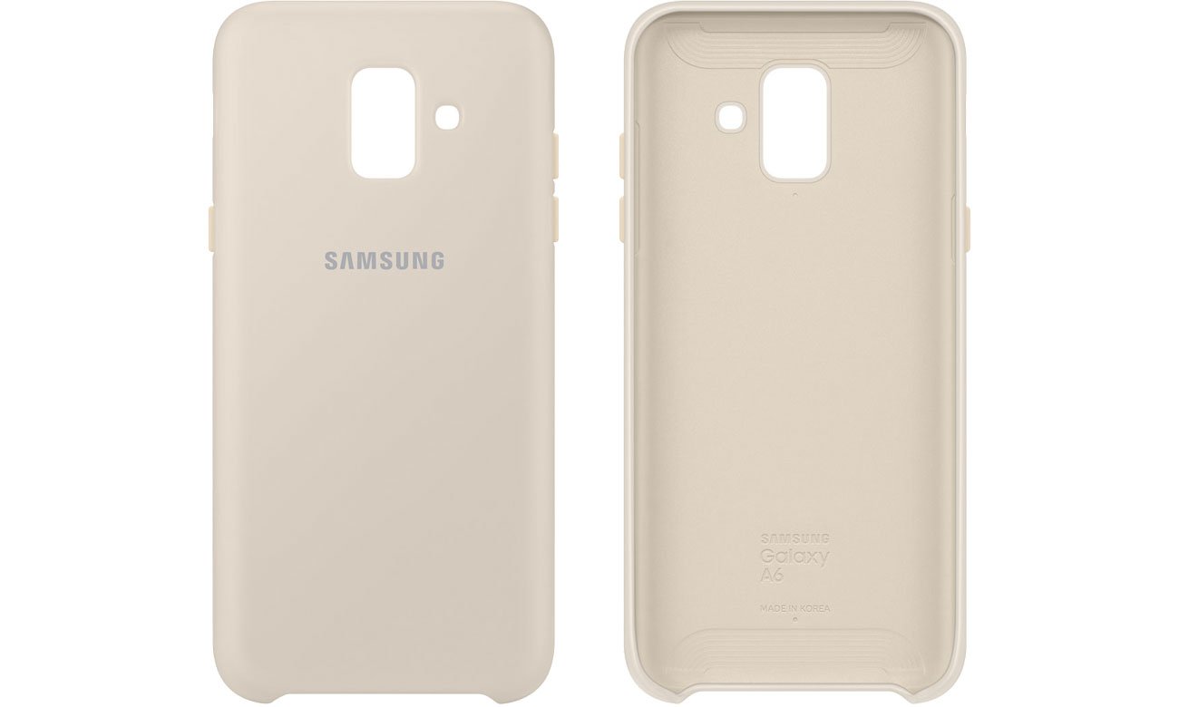 Samsung Dual Layer Cover do Galaxy A6 złote EF-PA600CFEGWW