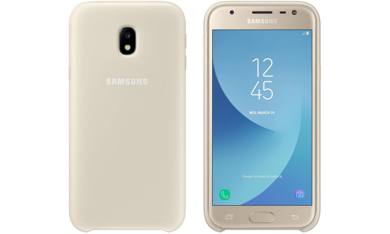 Samsung Dual Layer Cover do Galaxy J3 2017 Gold EF-PJ330CFEGWW