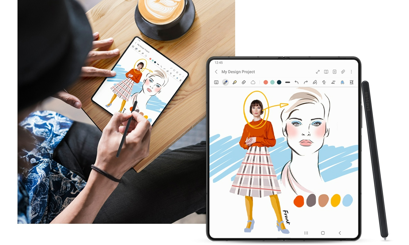 Rysik S Pen Samsung do Galaxy Z Fold5 rysunek