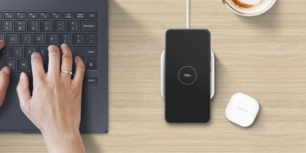 Samsung Wireless Charger Pad ładowanie
