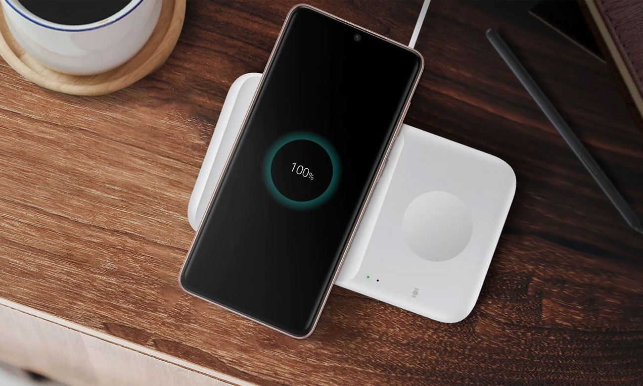 Samsung Ładowarka Indukcyjna Duo Fast Charge + zasilacz EP-P4300TWEGEU