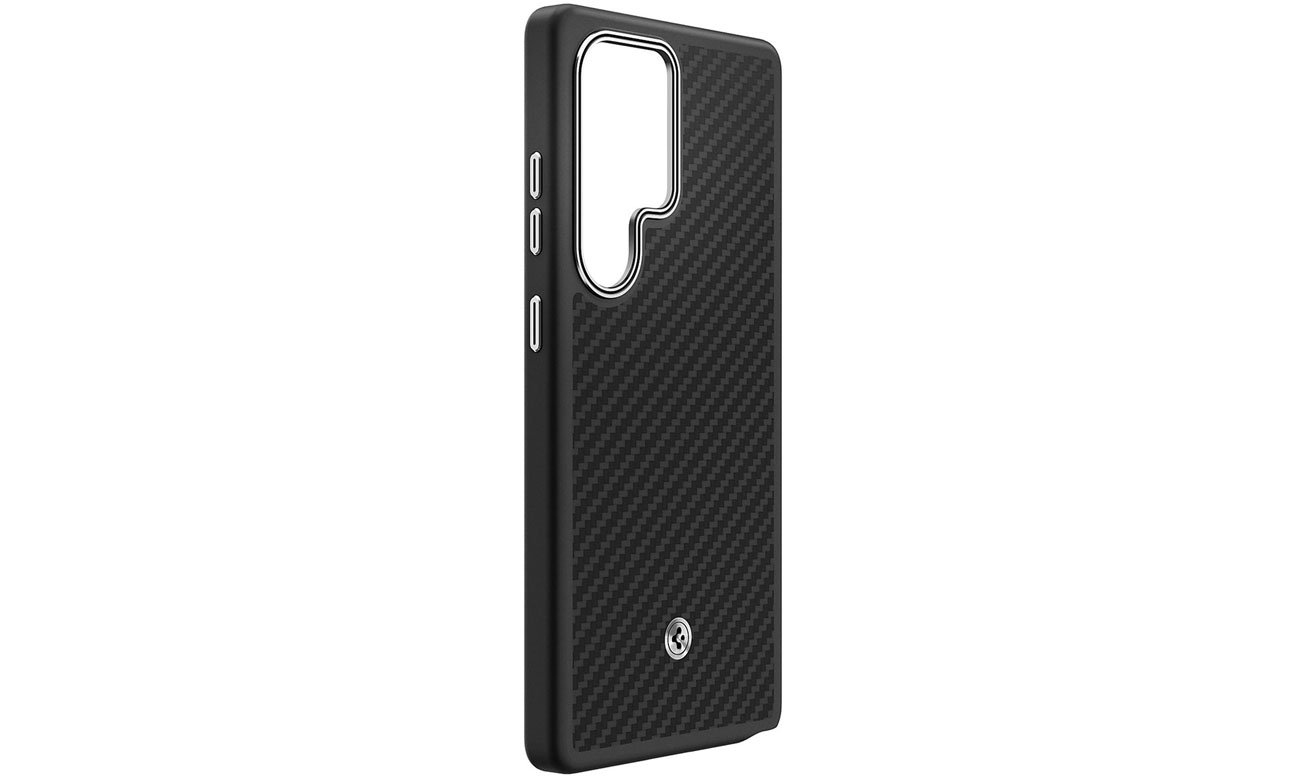 Samsung Enzo Aramid Case do Galaxy S25 Black Silver