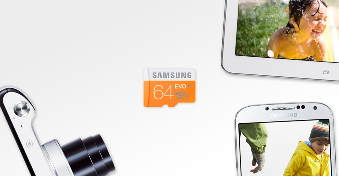 Samsung 64GB microSDXC Evo Nieodłączny towarzysz