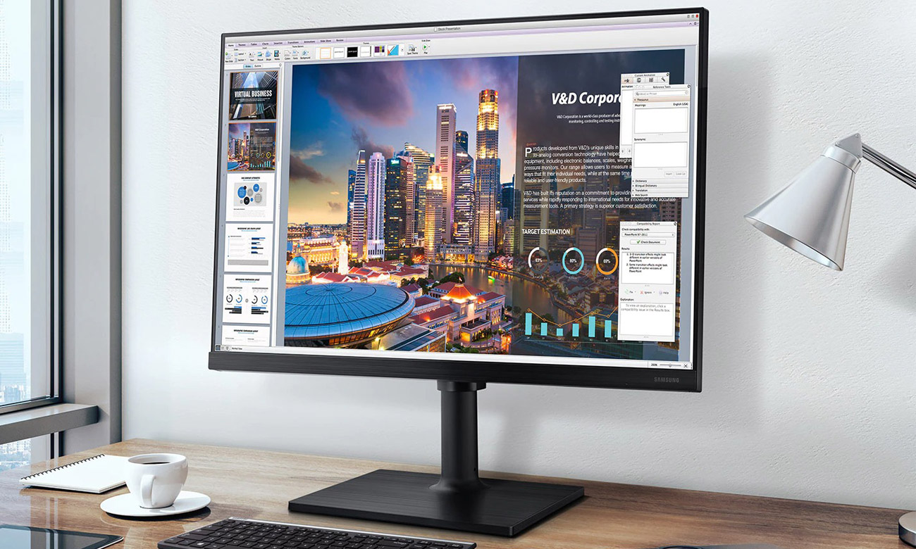 Monitor do zastosowań biznesowych Samsung F24T450FQRX