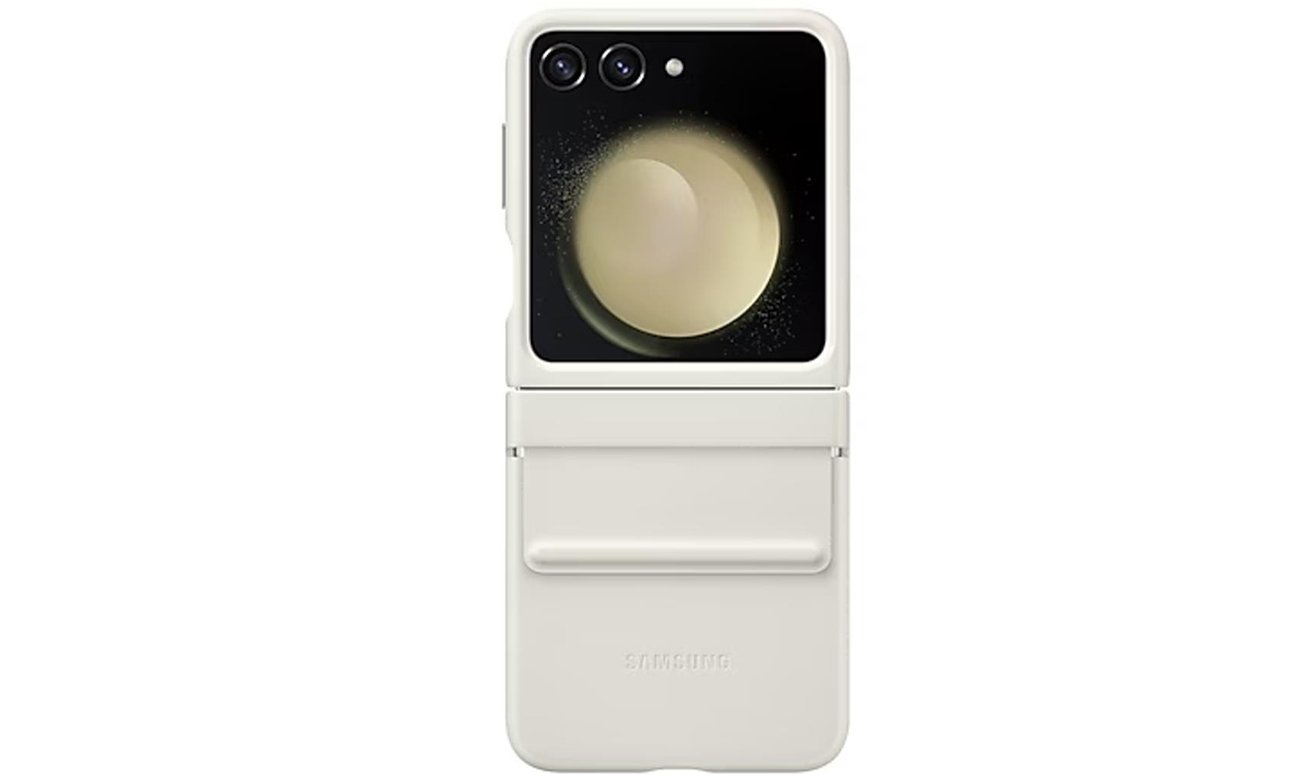 Samsung Flap ECO-Leather Case für Galaxy Z Flip5 beige