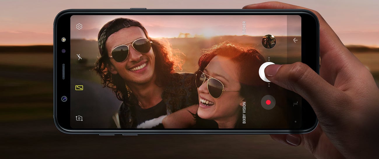 Samsung Galaxy A6+ A605F podwójny aparat 16 + 5 Mpix