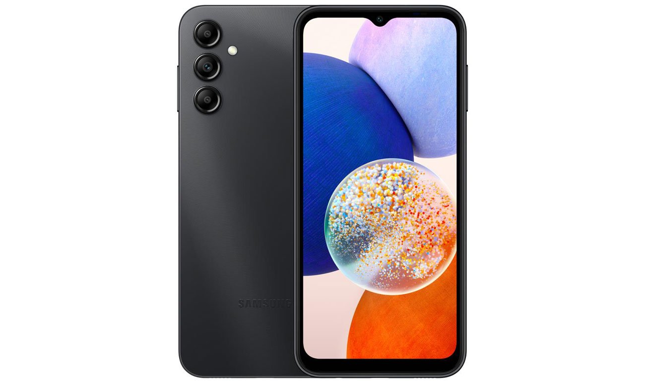 Samsung Galaxy A14 w kolorze czarnym