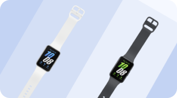 Galaxy Fit3 w kolorze białym i czarnym