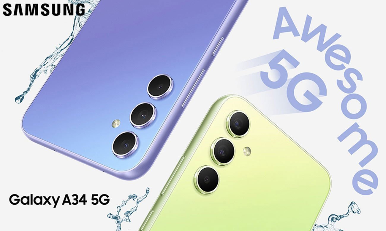 Smartfon Samsung Galaxy A34 5G 128 GB Grafitowy