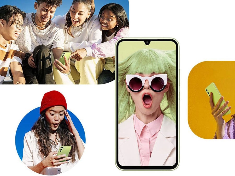 Samsung Galaxy A34 5G 128 GB grafitowy ekran