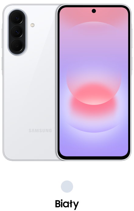 Packshot Galaxy A37 w kolorze białym