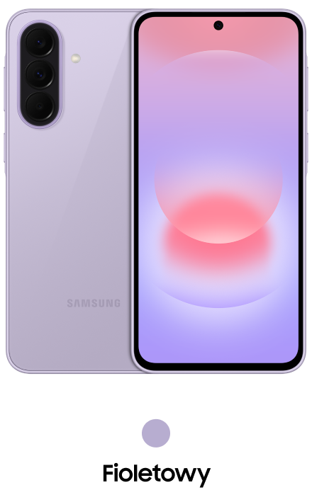 Packshot Galaxy A37 w kolorze fioletowym