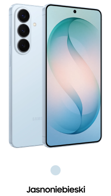 Packshot Galaxy S26 w kolorze jasnoniebieskim