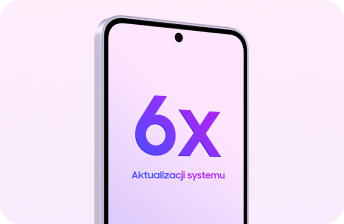 Fioletowy Galaxy A37 5G: „6x ulepszeń systemu”. 6 aktualizacji OS i 6 lat aktualizacji zabezpieczeń.