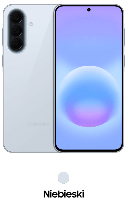 Galaxy A57 w kolorze niebieskim