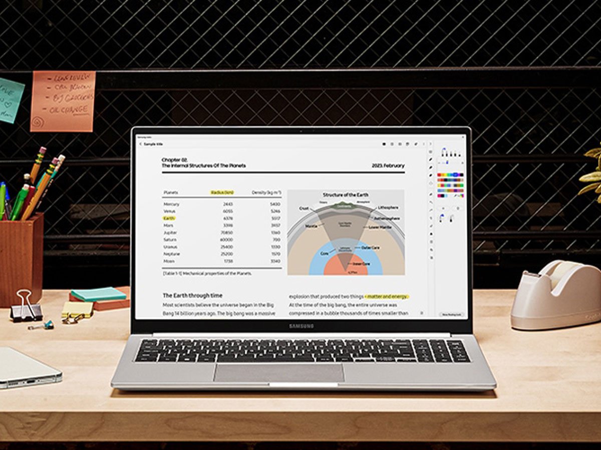 Samsung Galaxy Book3 ekran