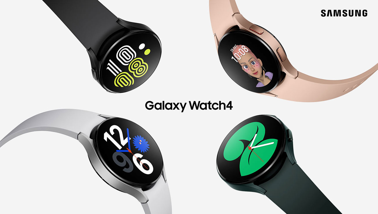 Samsung Galaxy Watch 4 алюмінієві 44 мм зелені ремінці