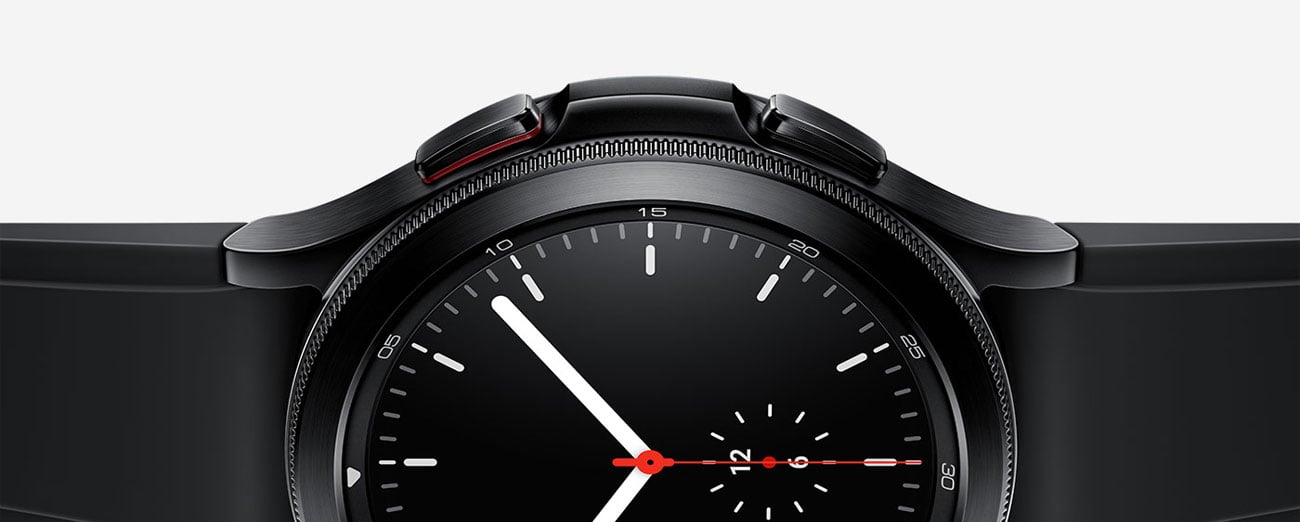 Samsung Galaxy Watch 4 Classic 46mm black boczne przyciski