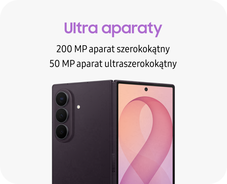Galaxy Z Fold8 Ultra z aparatem szerokokątnym 200 MP i ultraszerokokątnym 50 MP.