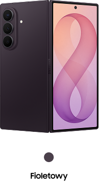 Packshot Galaxy Z Fold8 Ultra w kolorze fioletowym